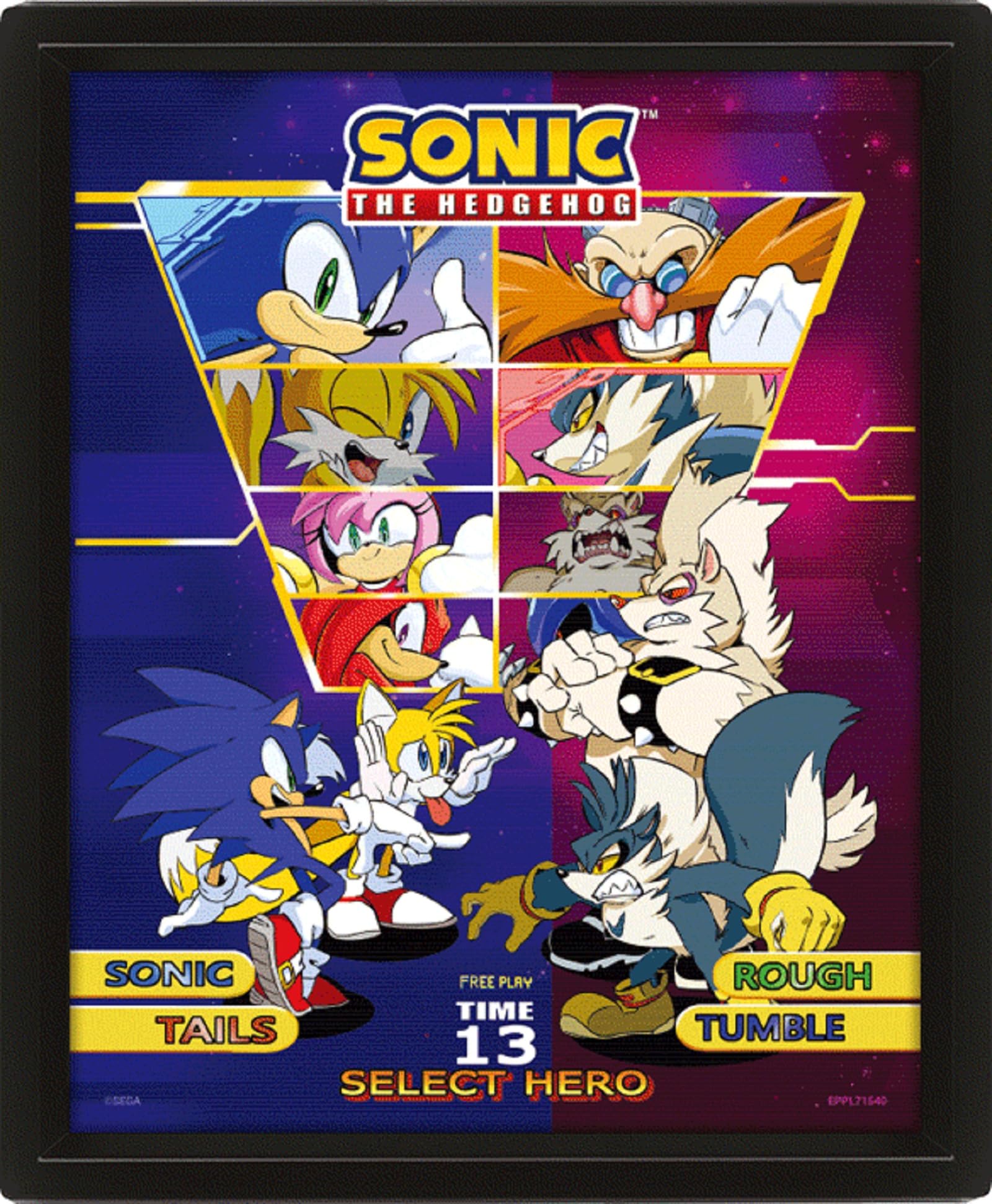 Amazon.com: Pyramid International Sonic the Hedgehog Poster in 3D